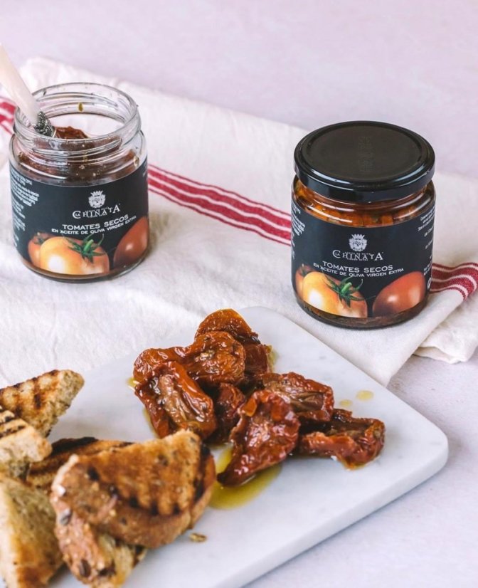 Sušená rajčata v extra panenském olivovém oleji, 220 g