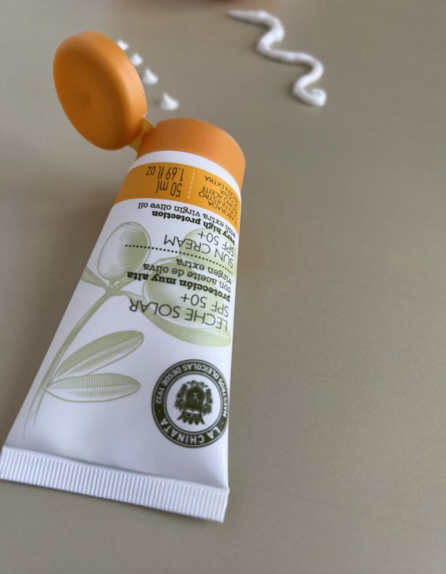 Opalovací mléko s ochranným faktorem SPF 50+